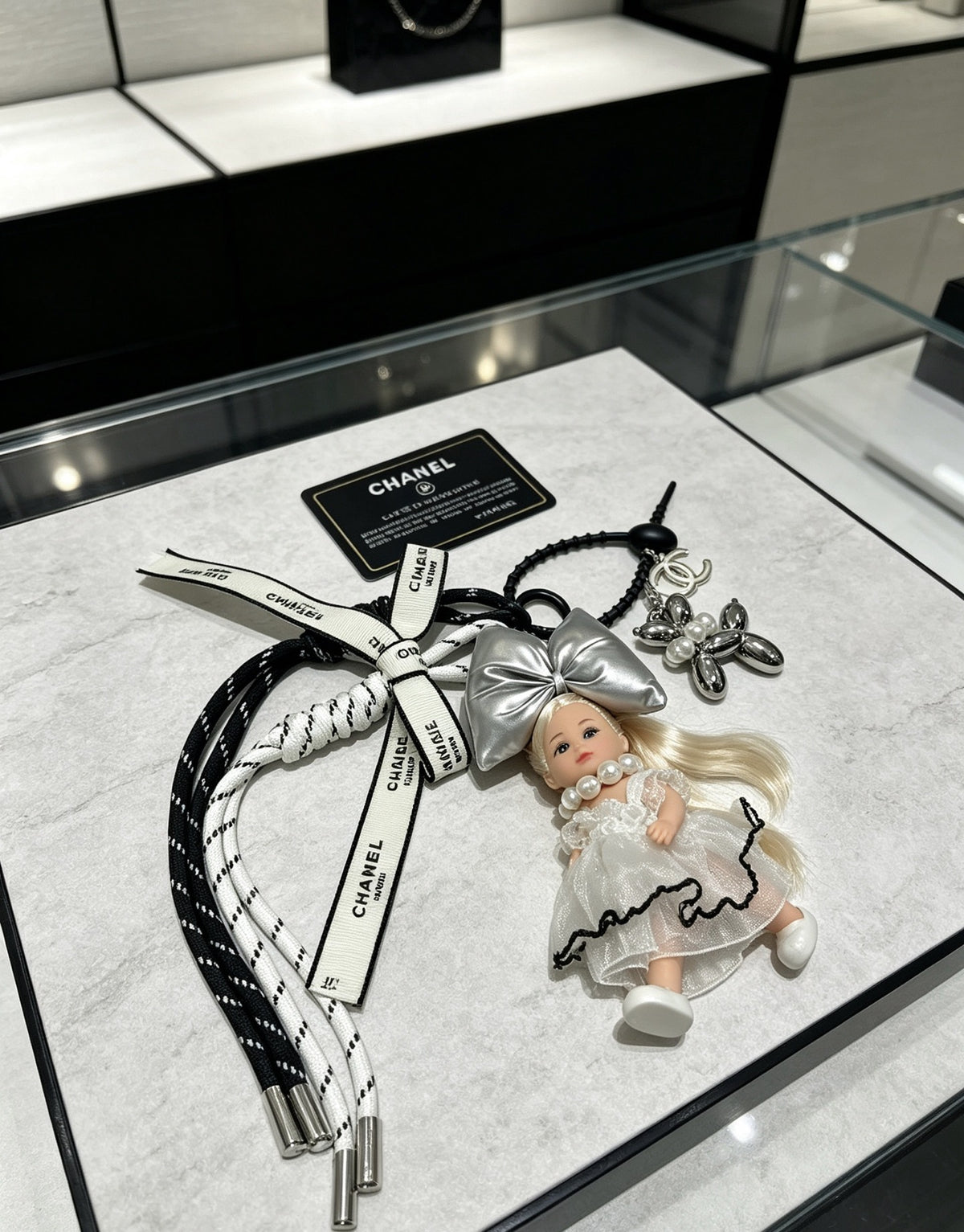 Chanel Vintage-Finish Keychain