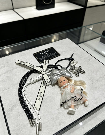 Chanel Vintage-Finish Keychain