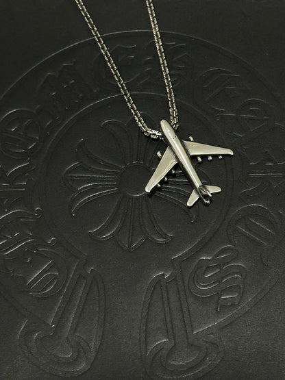 Chrome Hearts Sterling Silver Cross Necklace