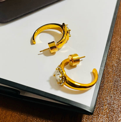 Balenciaga Brass Earrings