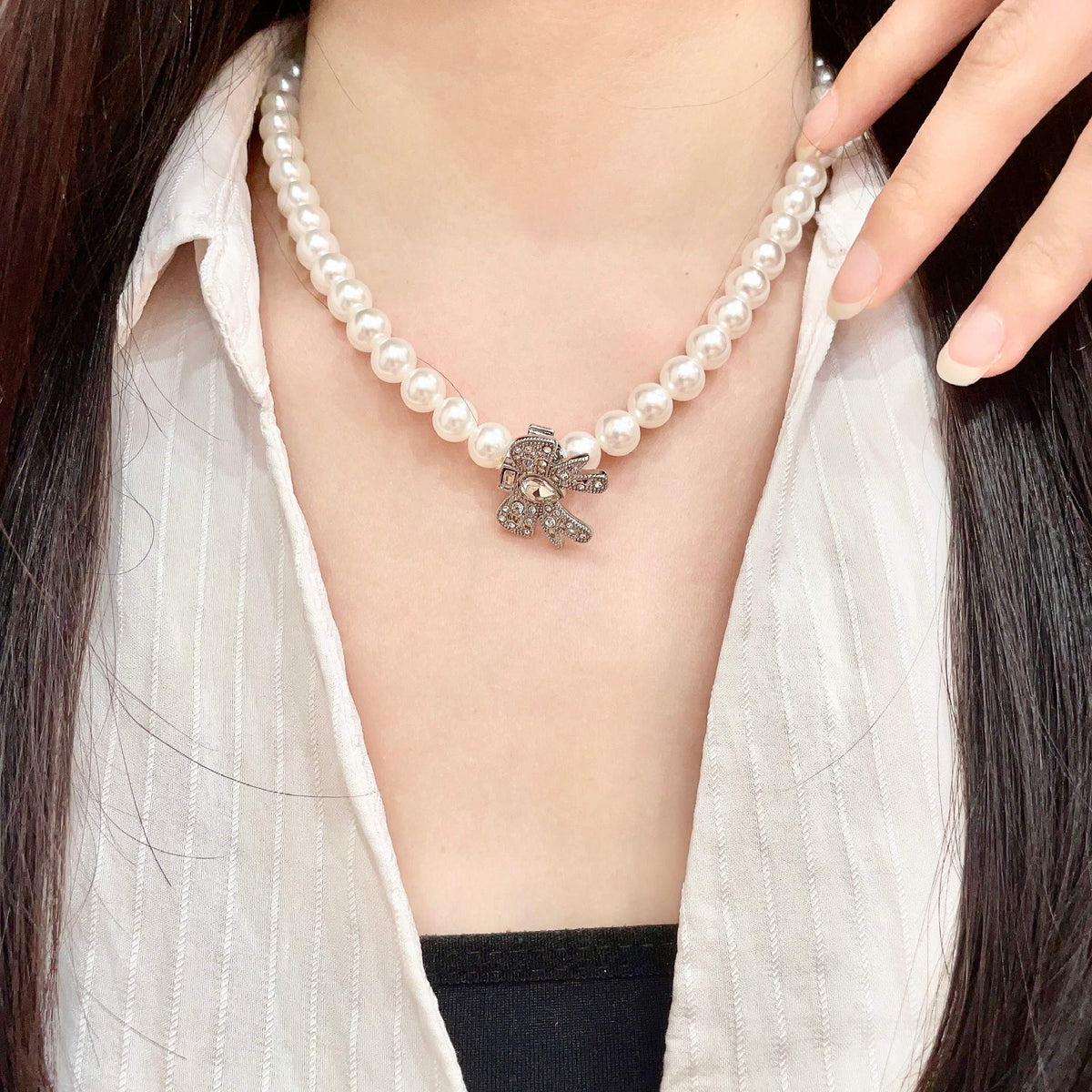 Miu Miu Pearl Necklace
