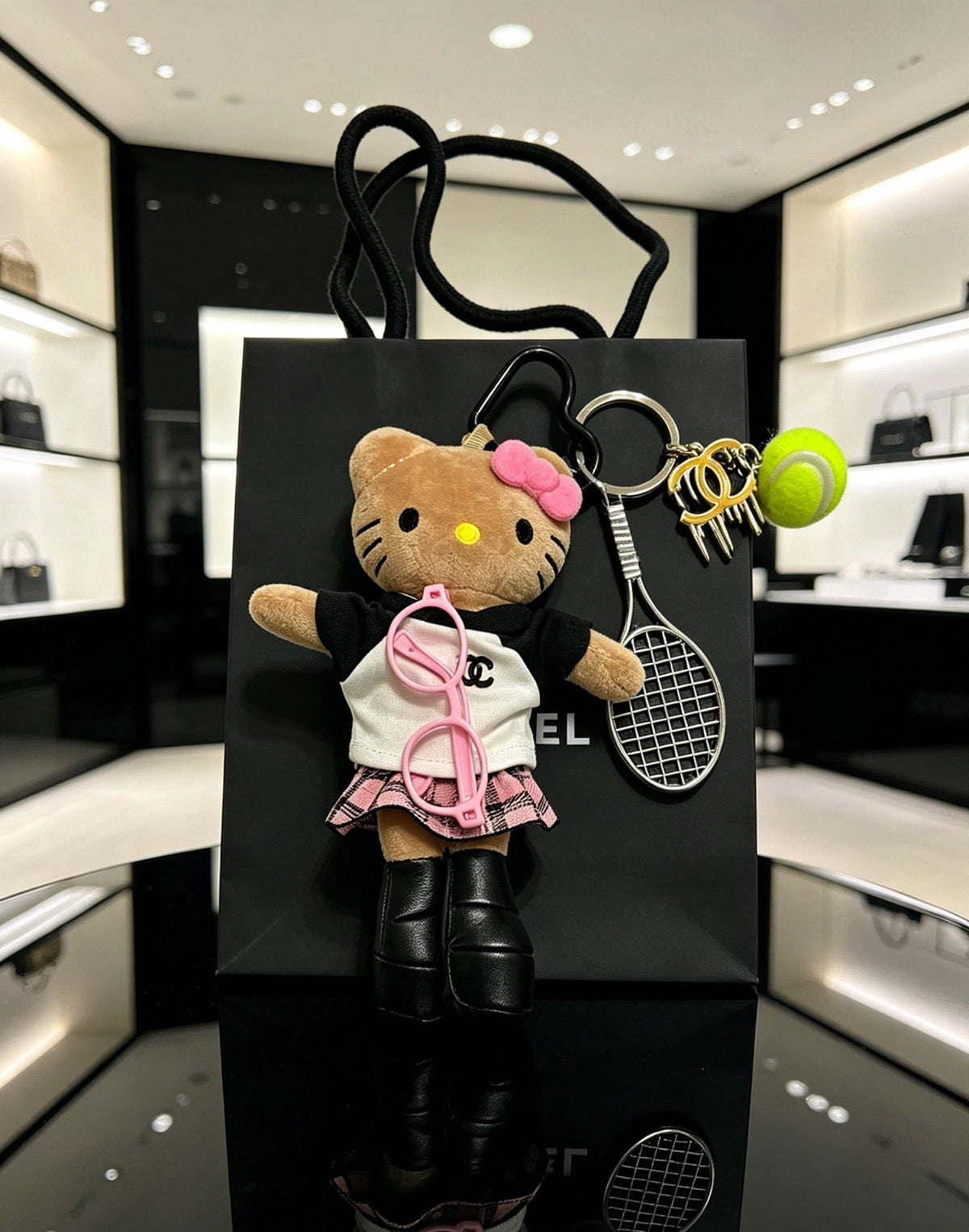Chanel Vintage-Finish Keychain