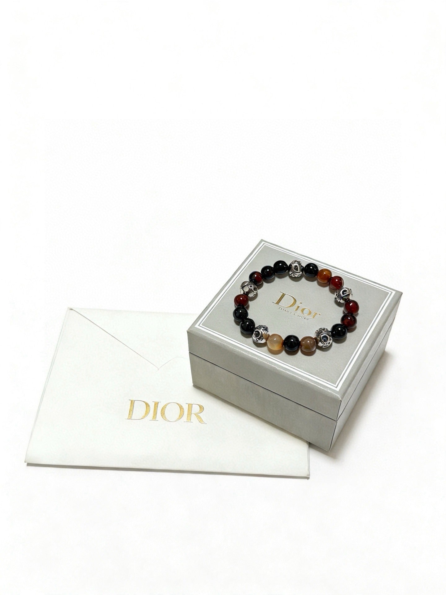 Dior Sterling Silver Vintage-Finish Bracelet