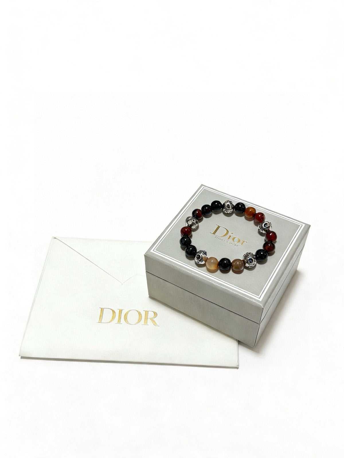 Dior Sterling Silver Vintage-Finish Bracelet