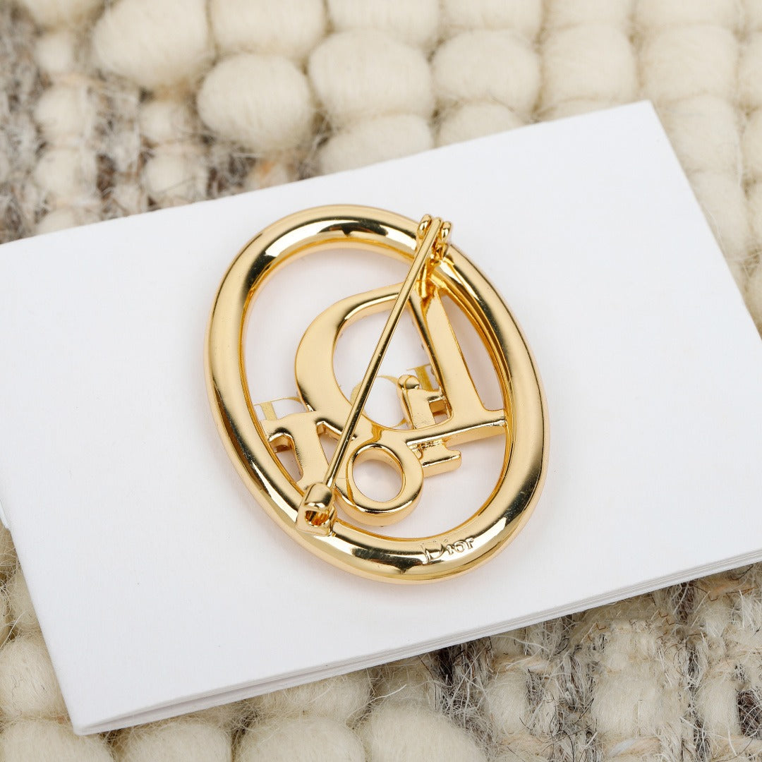 Dior Crystal Brooch
