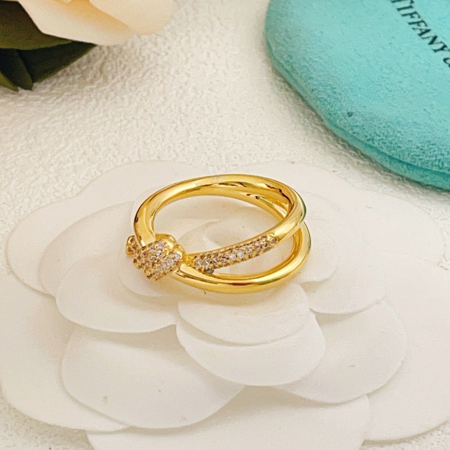 Tiffany & Co. Gold Brass Knot Ring
