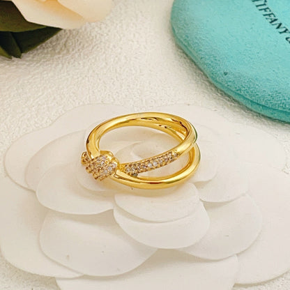 Tiffany & Co. Gold Brass Knot Ring