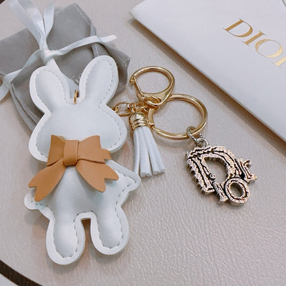 Dior Vintage-Finish Keychain