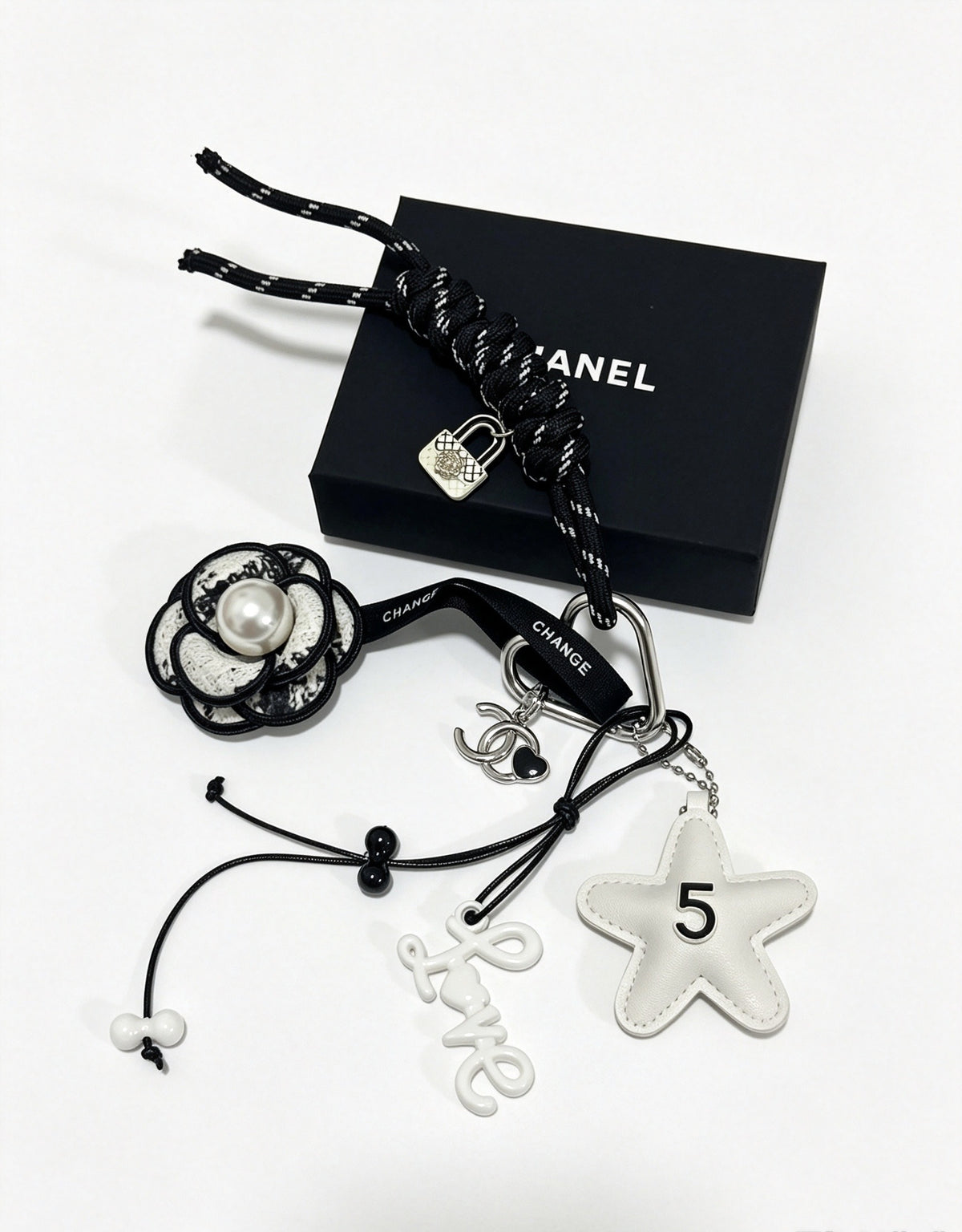 Chanel Vintage-Finish Keychain