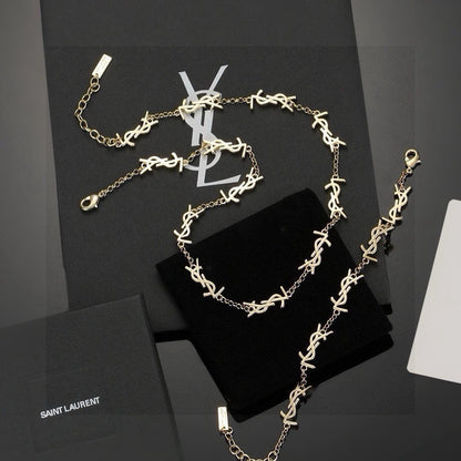 Saint Laurent Brass Necklace