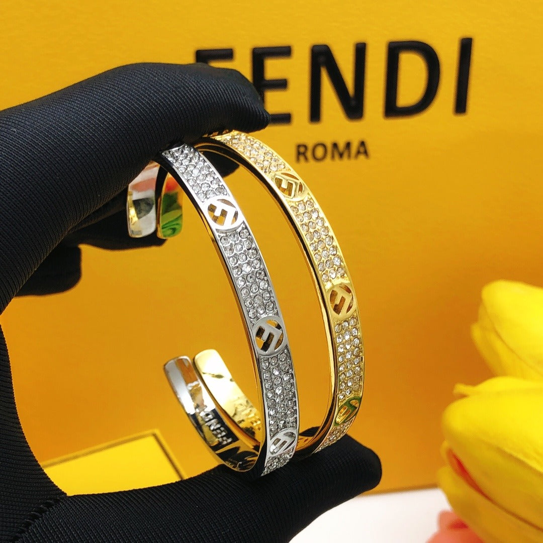 Fendi Pave Bracelet