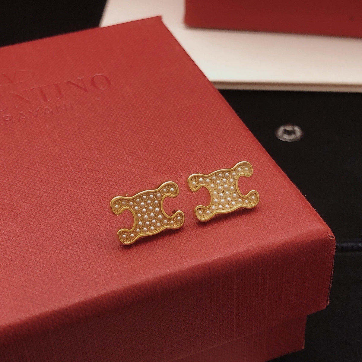 Celine Brass Earrings