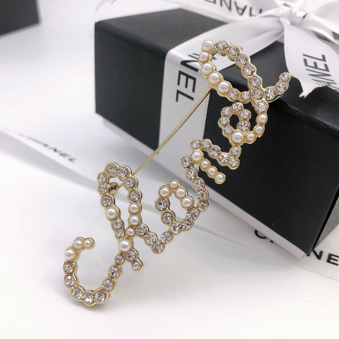 Chanel Pearl Brooch