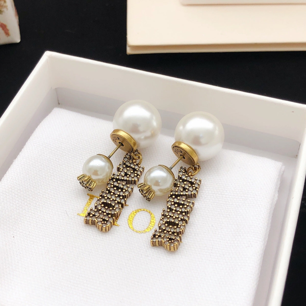 Dior Brass Star Earrings