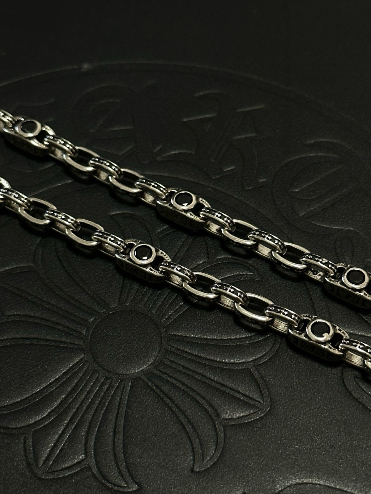 Chrome Hearts Sterling Silver Cross Necklace