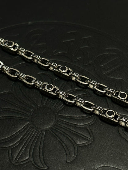 Chrome Hearts Sterling Silver Cross Necklace