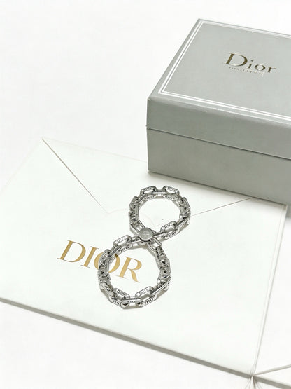 Dior Sterling Silver Chain Bracelet