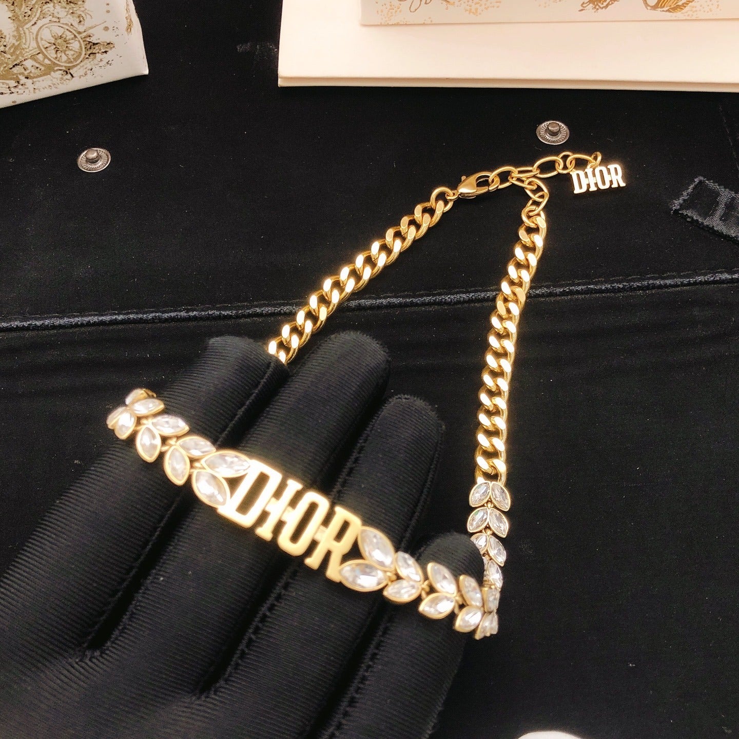 Dior Brass Necklace