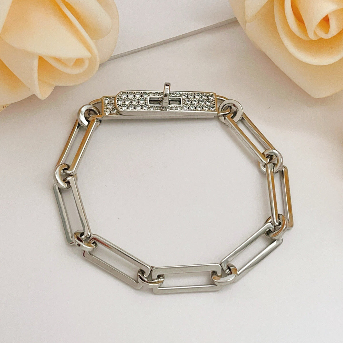 Hermes Silver Brass Bracelet