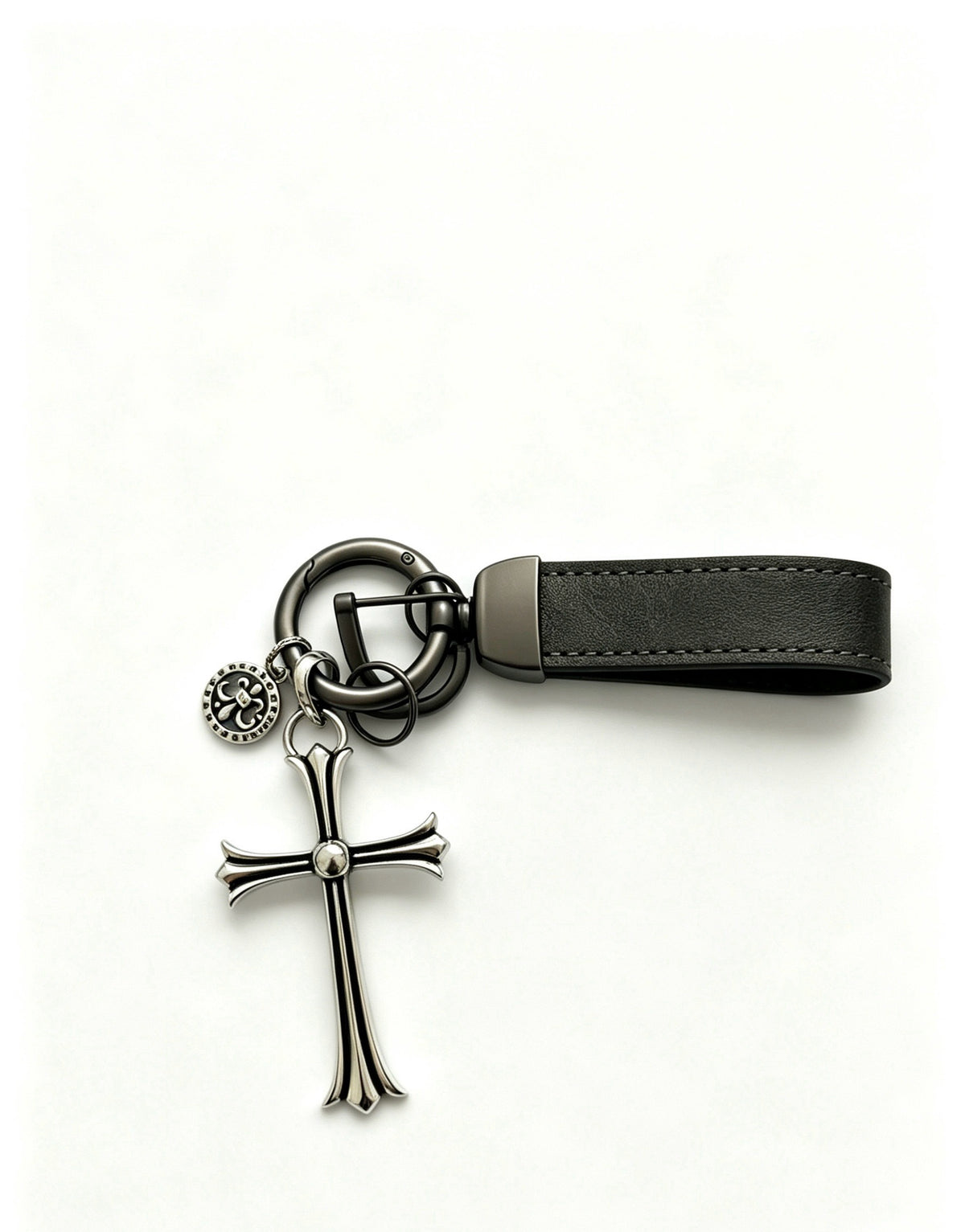 Chrome Hearts Vintage-Finish Keychain