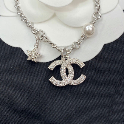 Chanel Brass Star Necklace