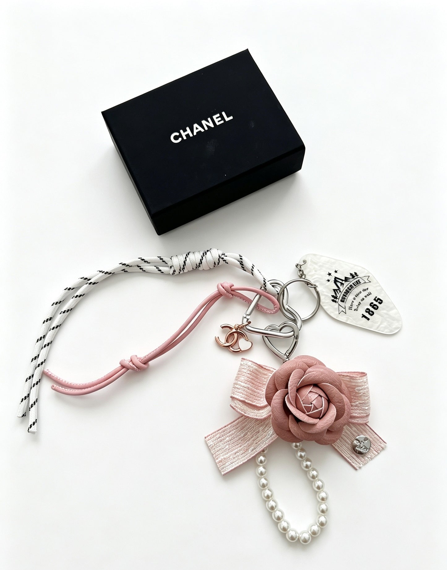 Chanel Vintage-Finish Keychain