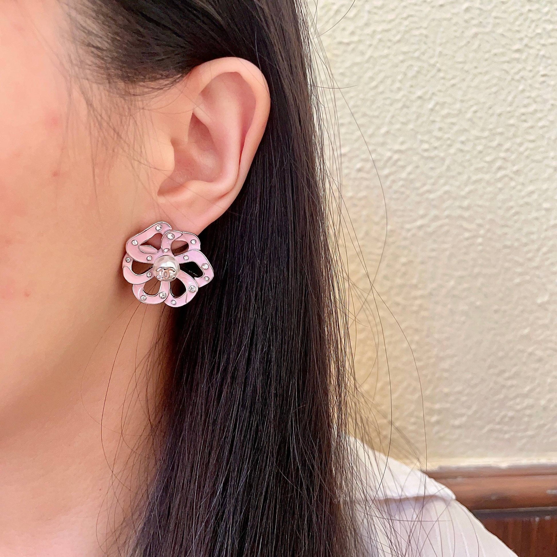 Chanel Openwork Earrings