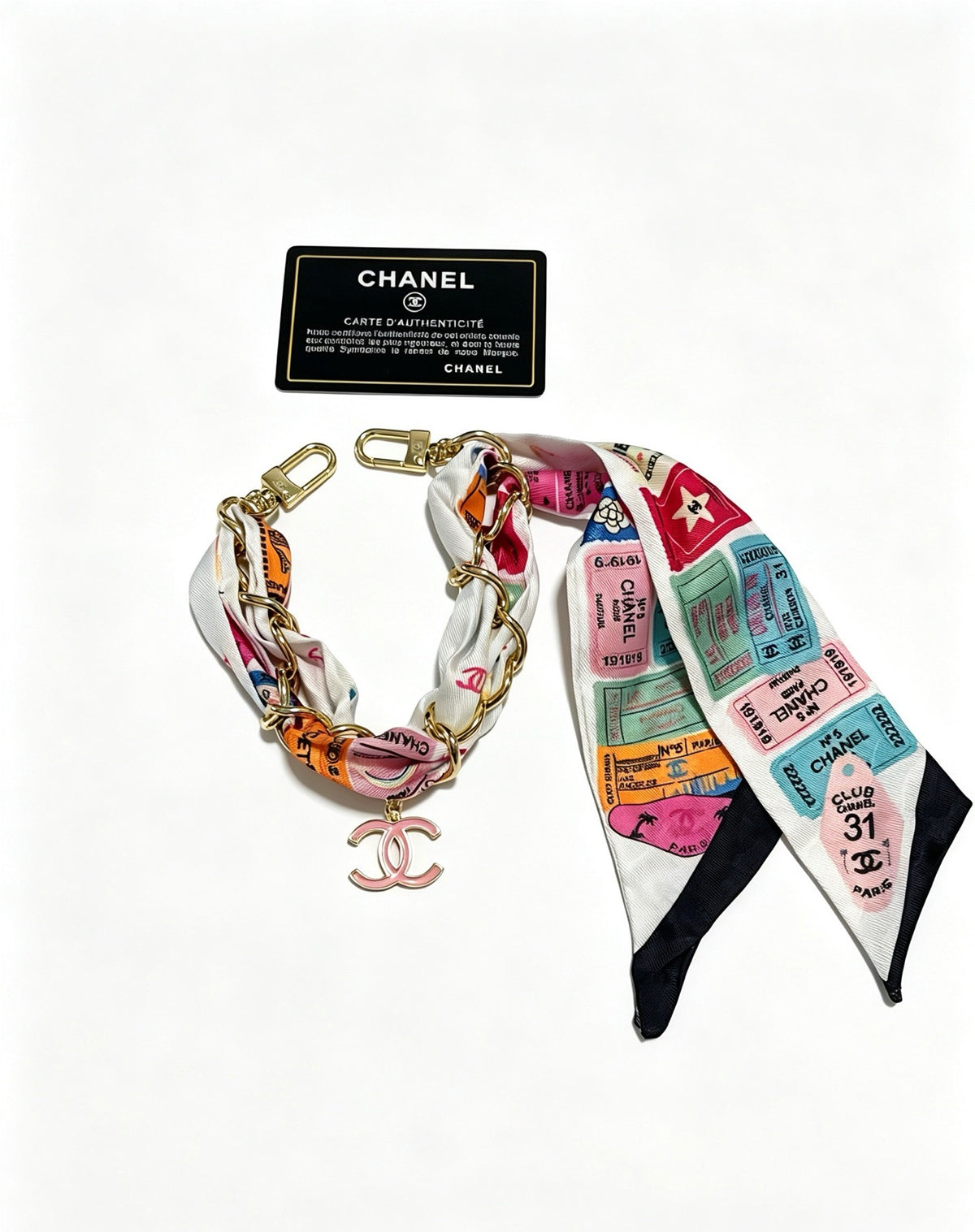 Chanel Vintage-Finish Keychain