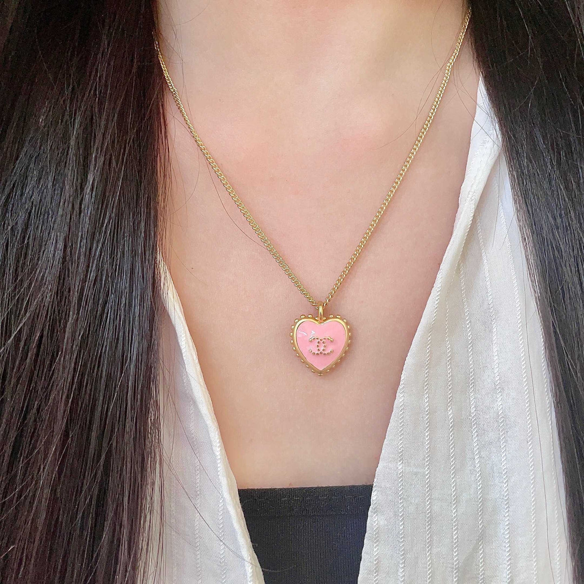 Chanel Heart Necklace