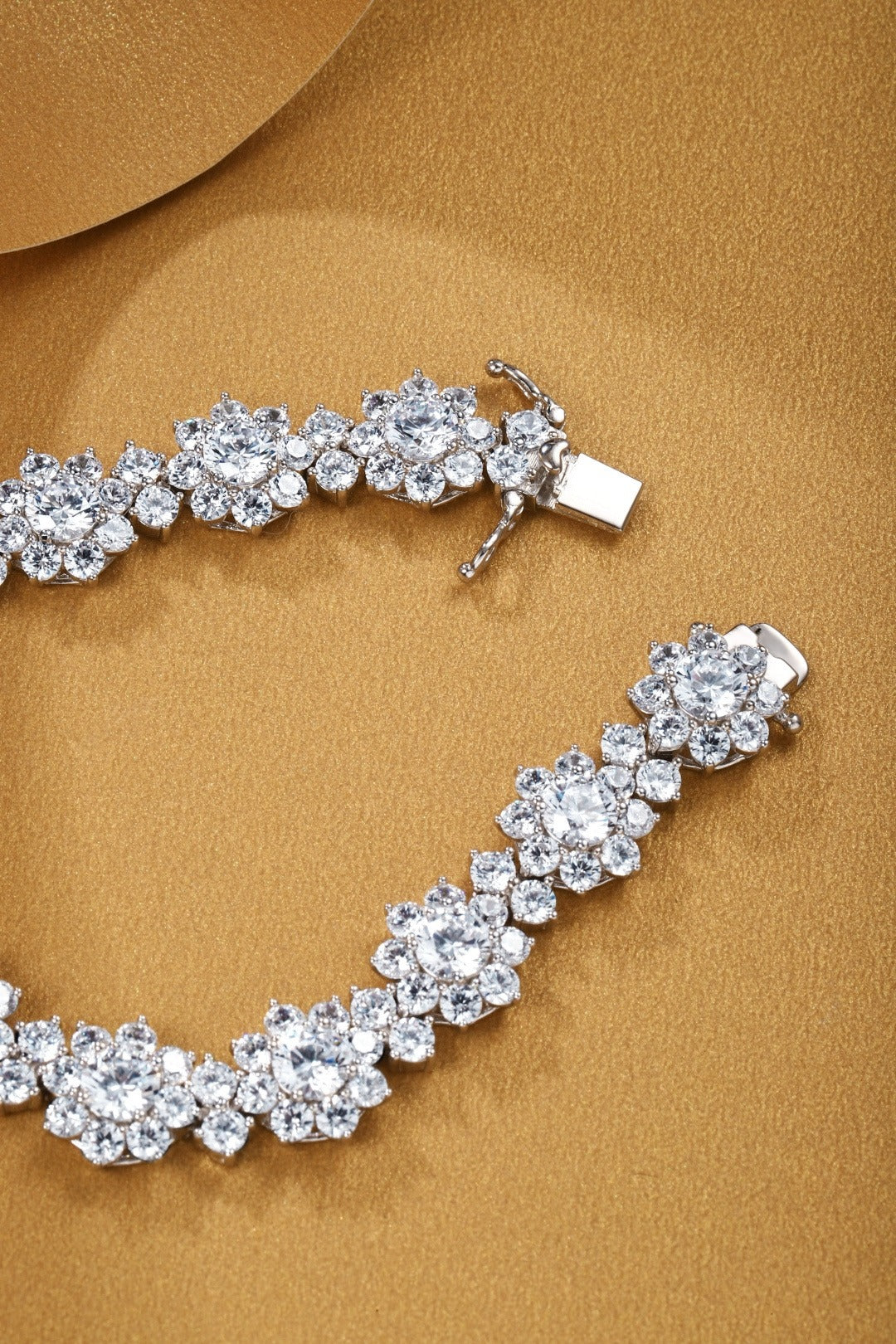 Unbranded Yellow Sterling Silver Floral Bracelet