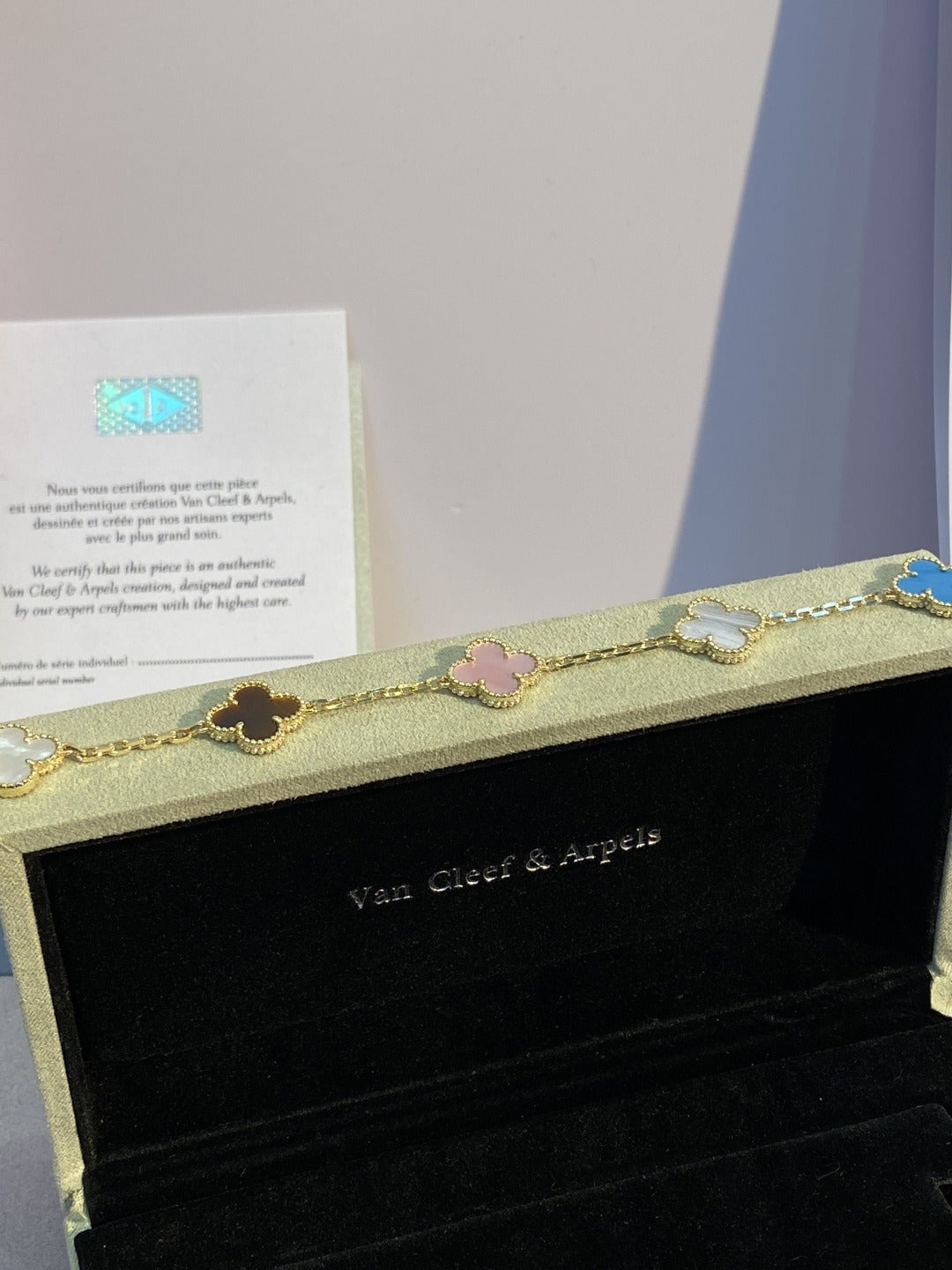 Van Cleef & Arpels Colorblock Bracelet