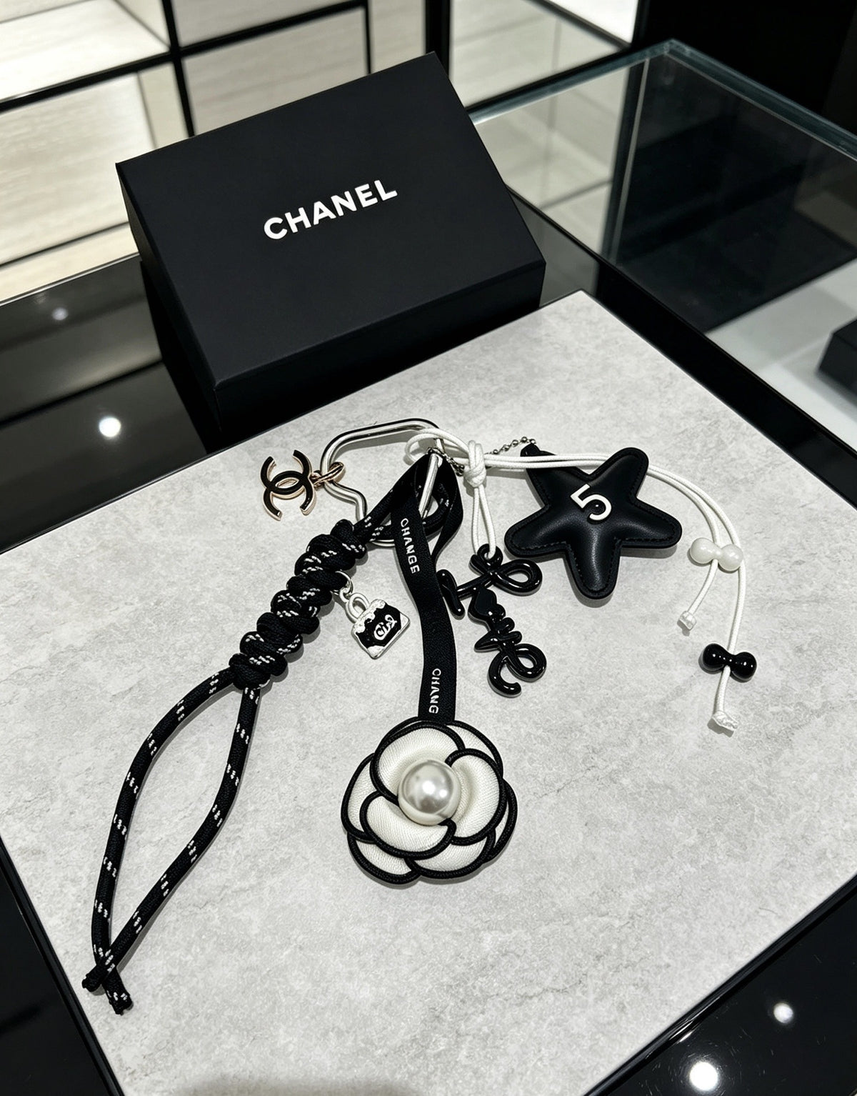 Chanel Vintage-Finish Keychain