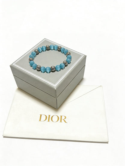 Dior Sterling Silver Vintage-Finish Bracelet