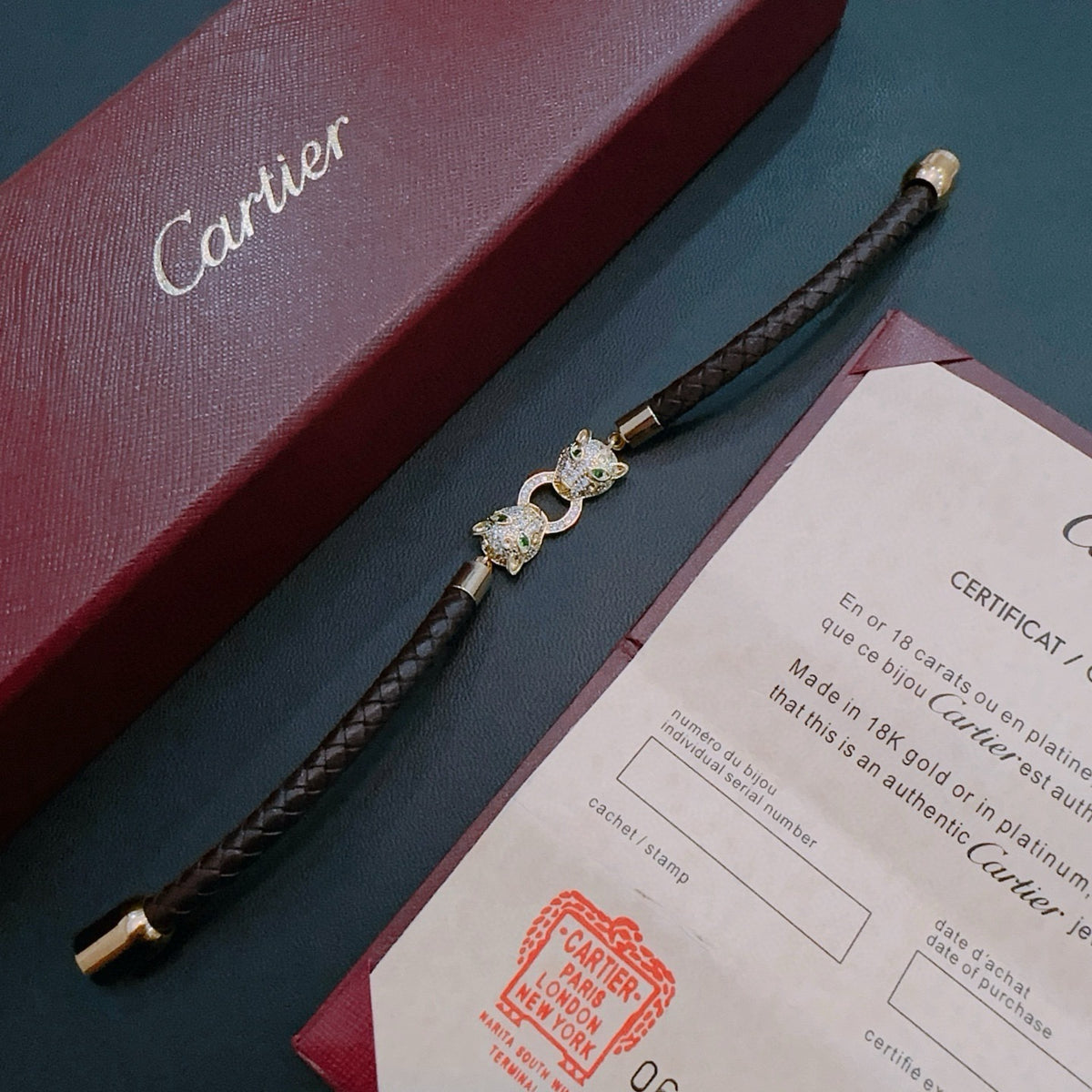 Cartier Leather Bracelet