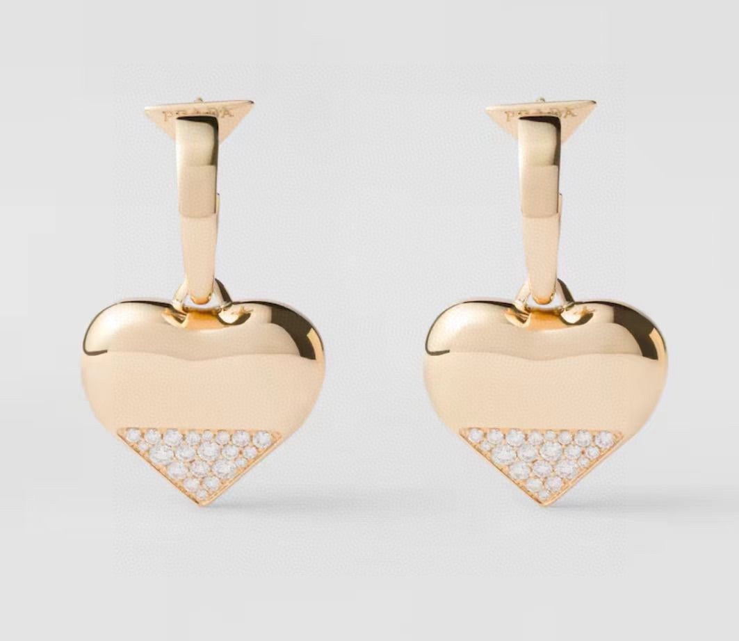 Prada Gold Earrings