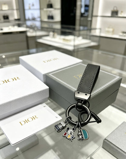 Dior Vintage-Finish Keychain