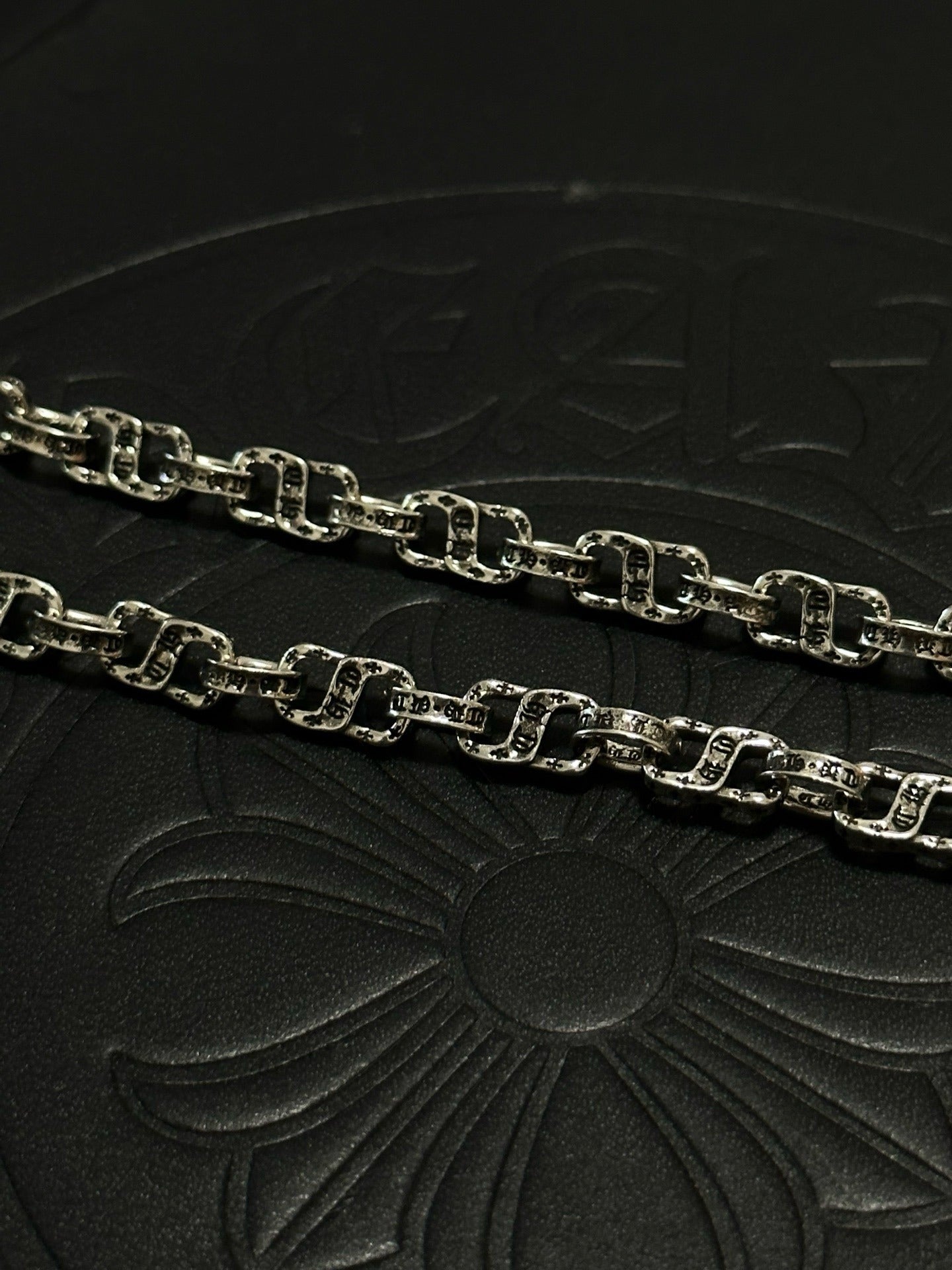 Chrome Hearts Sterling Silver Cross Necklace