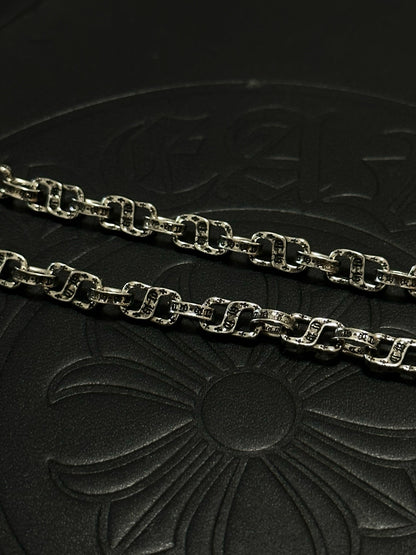Chrome Hearts Sterling Silver Cross Necklace