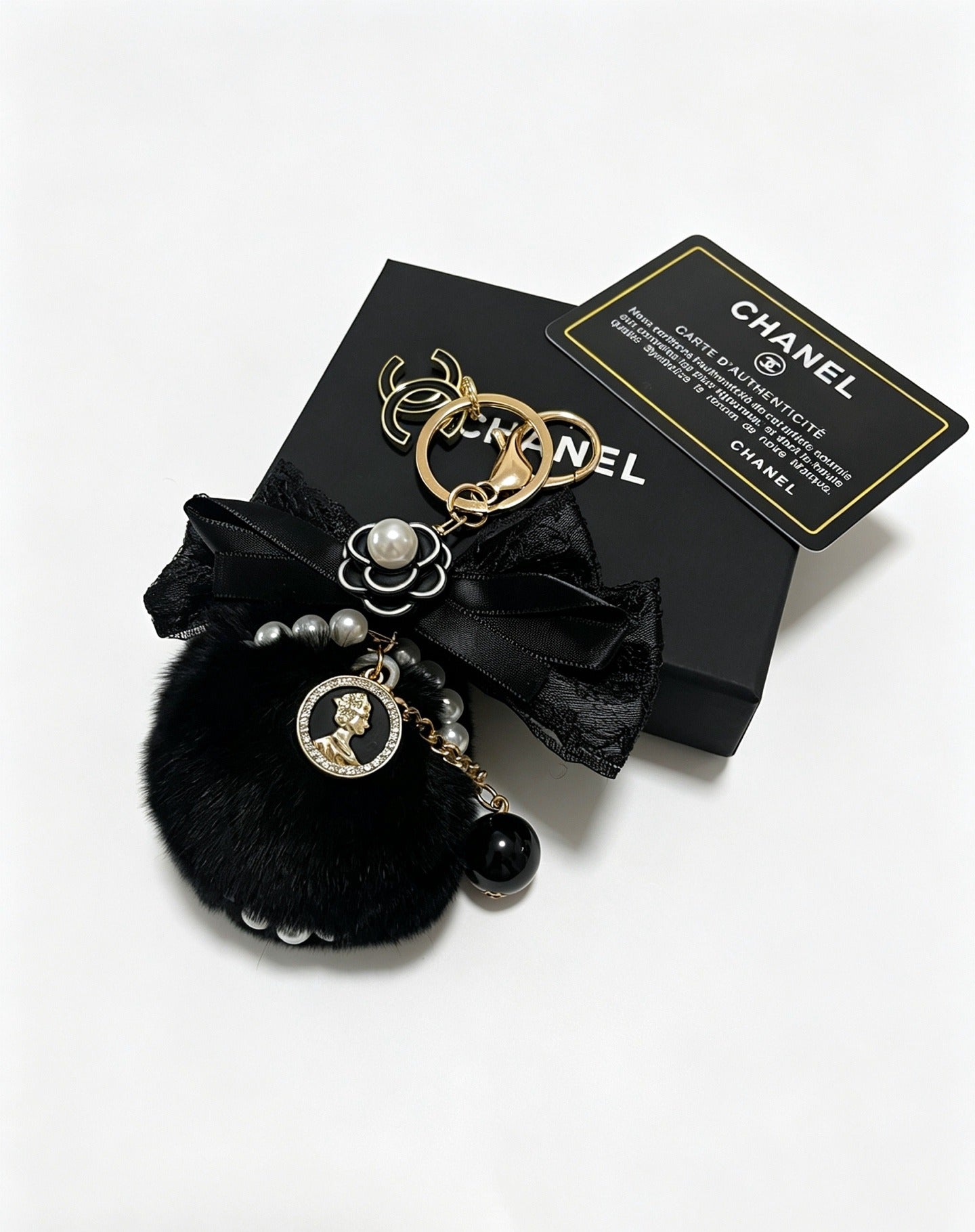 Chanel Vintage-Finish Keychain