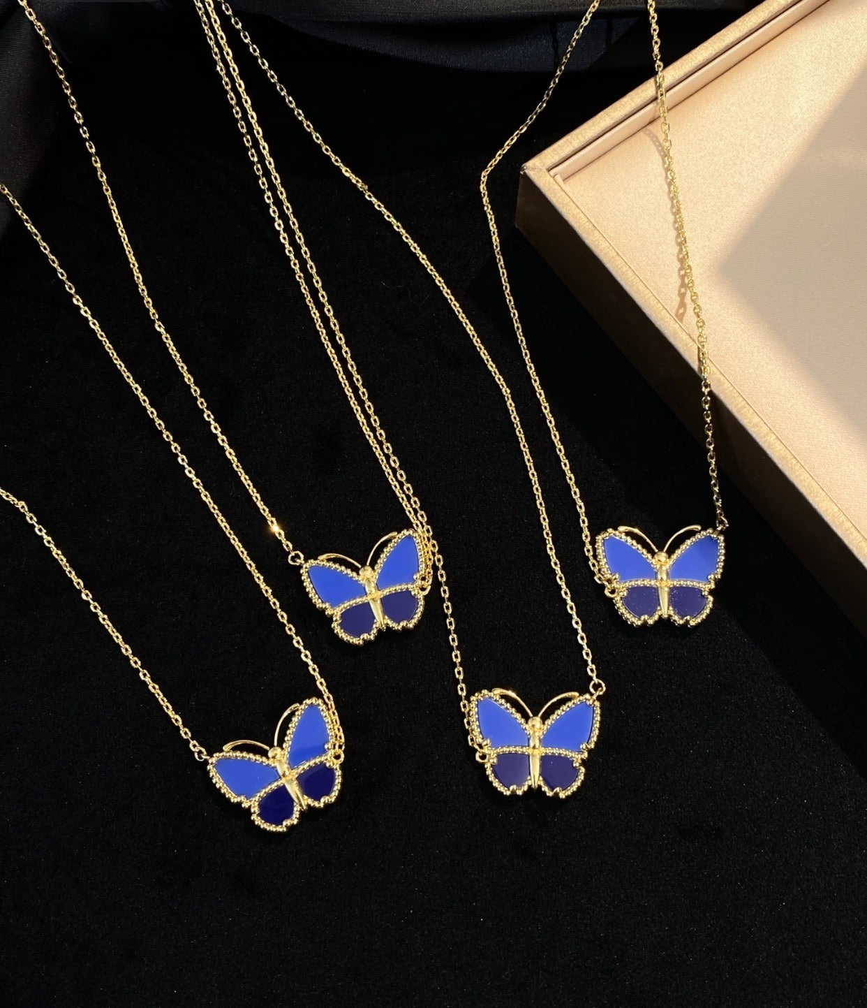 Van Cleef & Arpels Gold Butterfly Necklace
