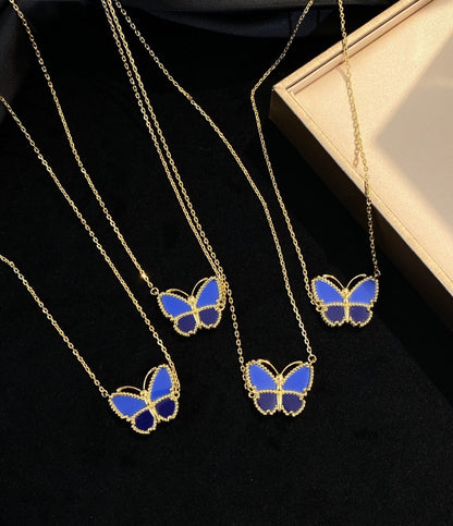 Van Cleef & Arpels Gold Butterfly Necklace