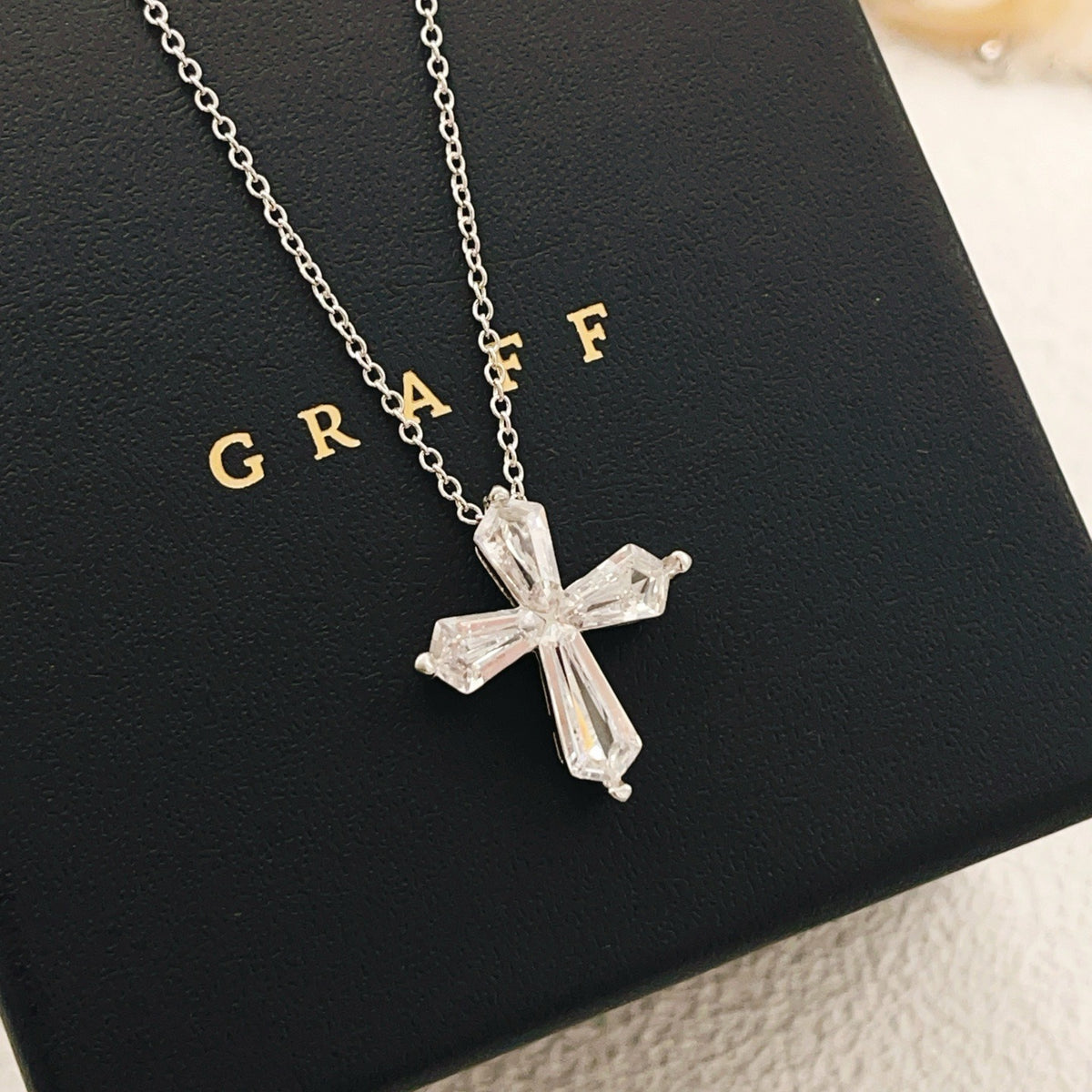 Graff Silver Brass Necklace