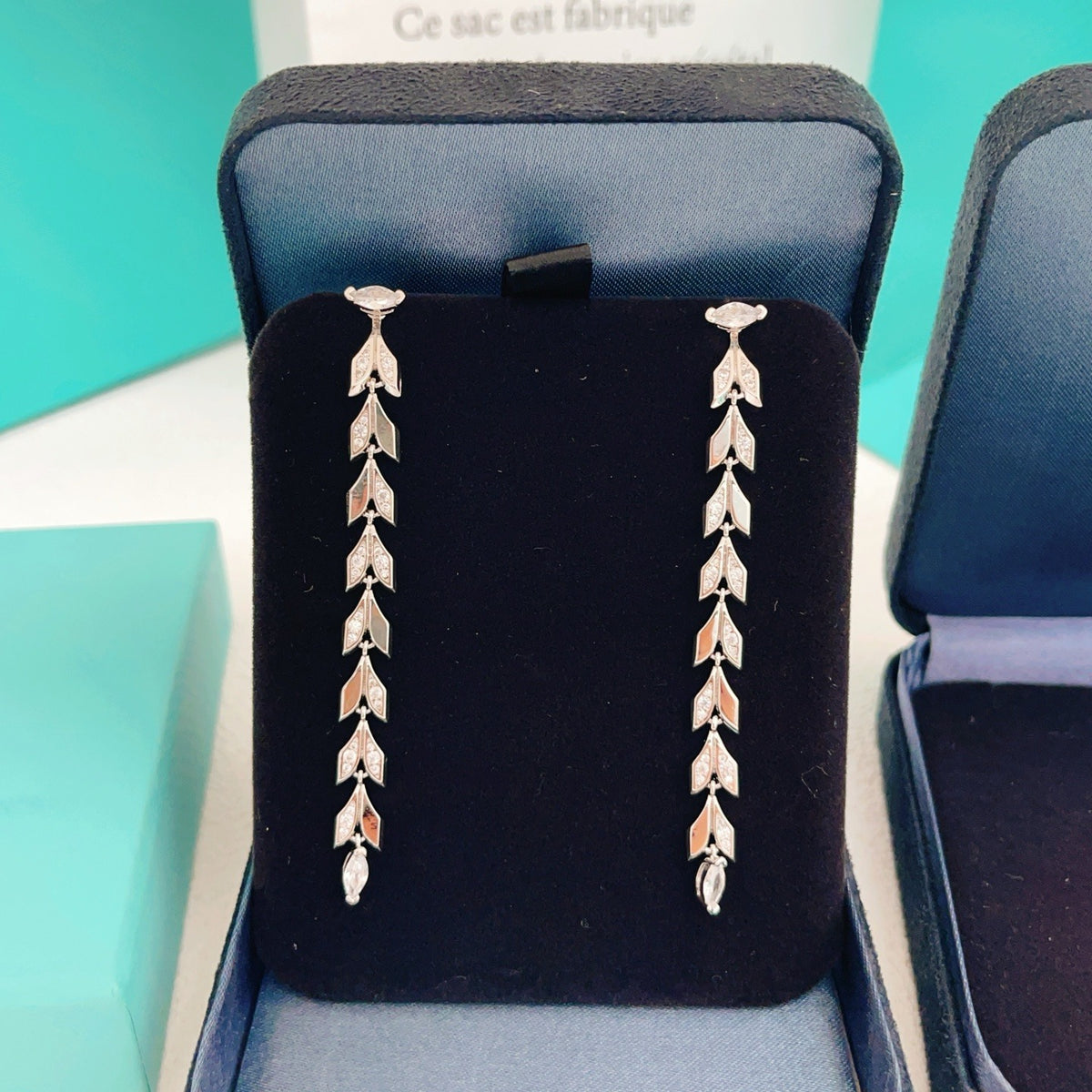 Tiffany & Co. Silver Brass Tassel Earrings