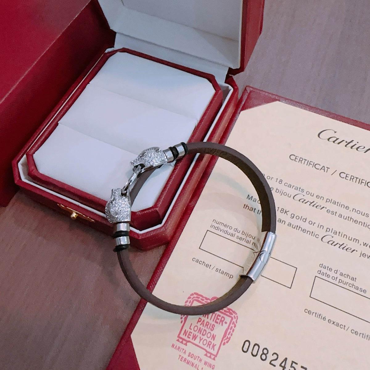 Cartier Leather Bracelet