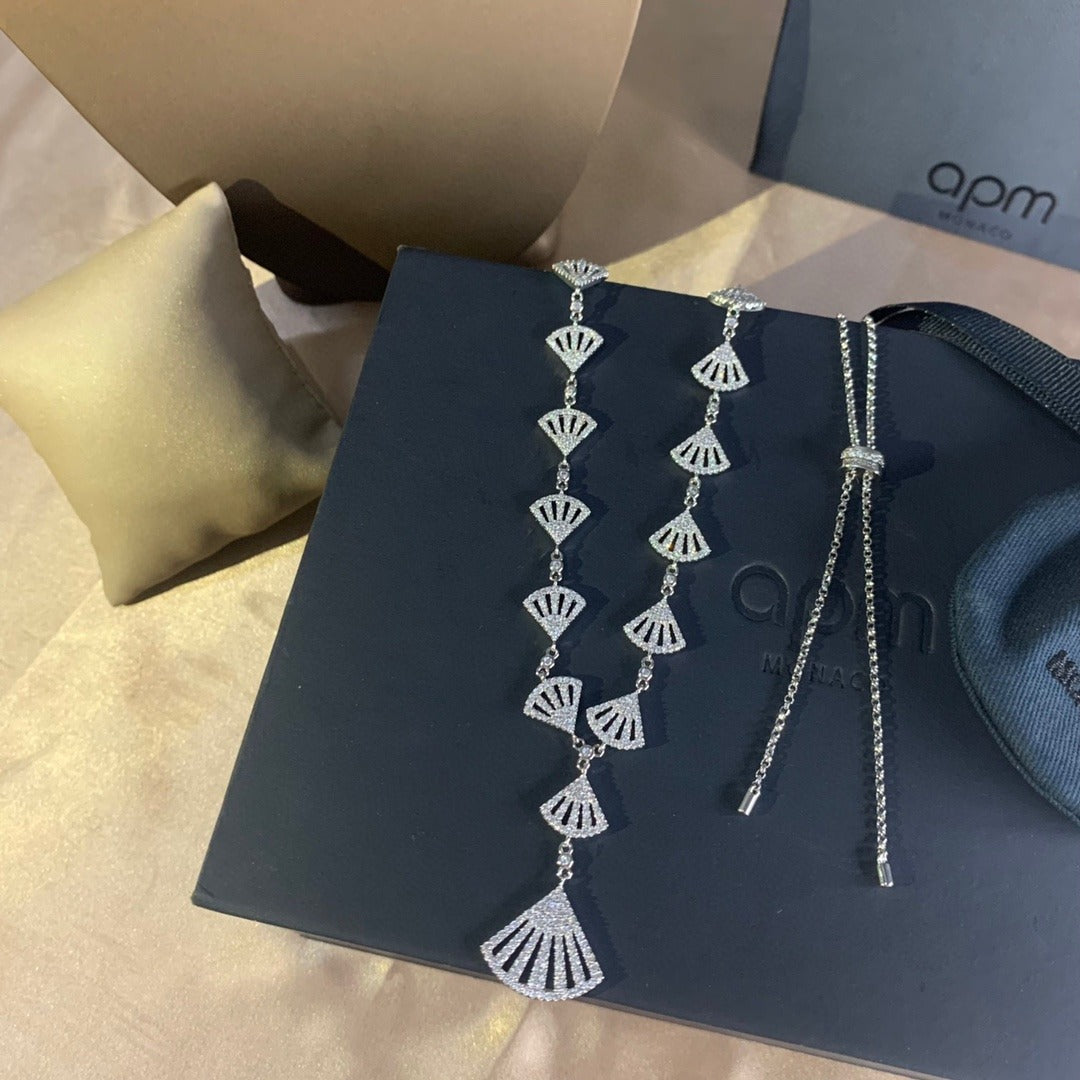 APM Monaco White Necklace