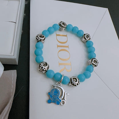 Dior Sterling Silver Vintage-Finish Bracelet
