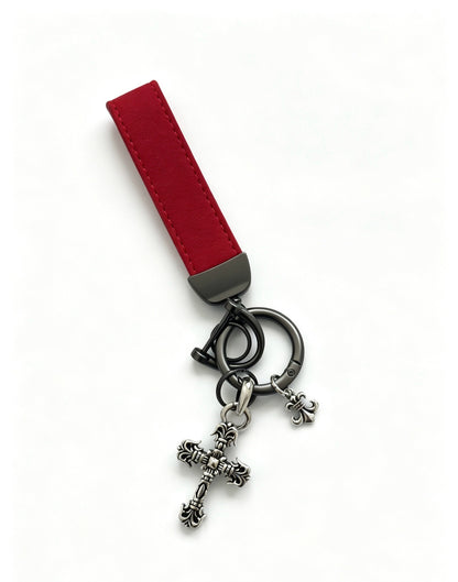 Chrome Hearts Vintage-Finish Keychain