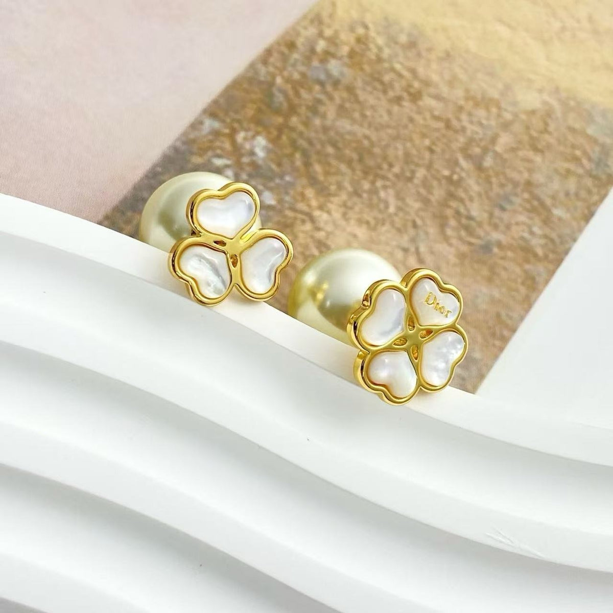 Dior Clover Earrings