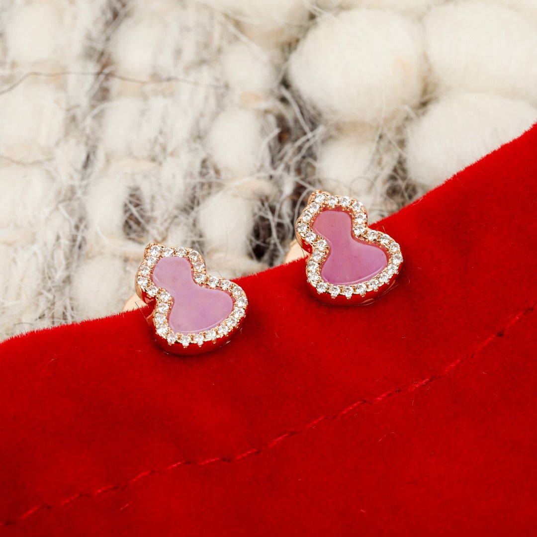 Qeelin Purple Earrings