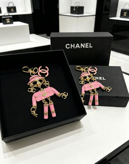 Chanel Vintage-Finish Keychain